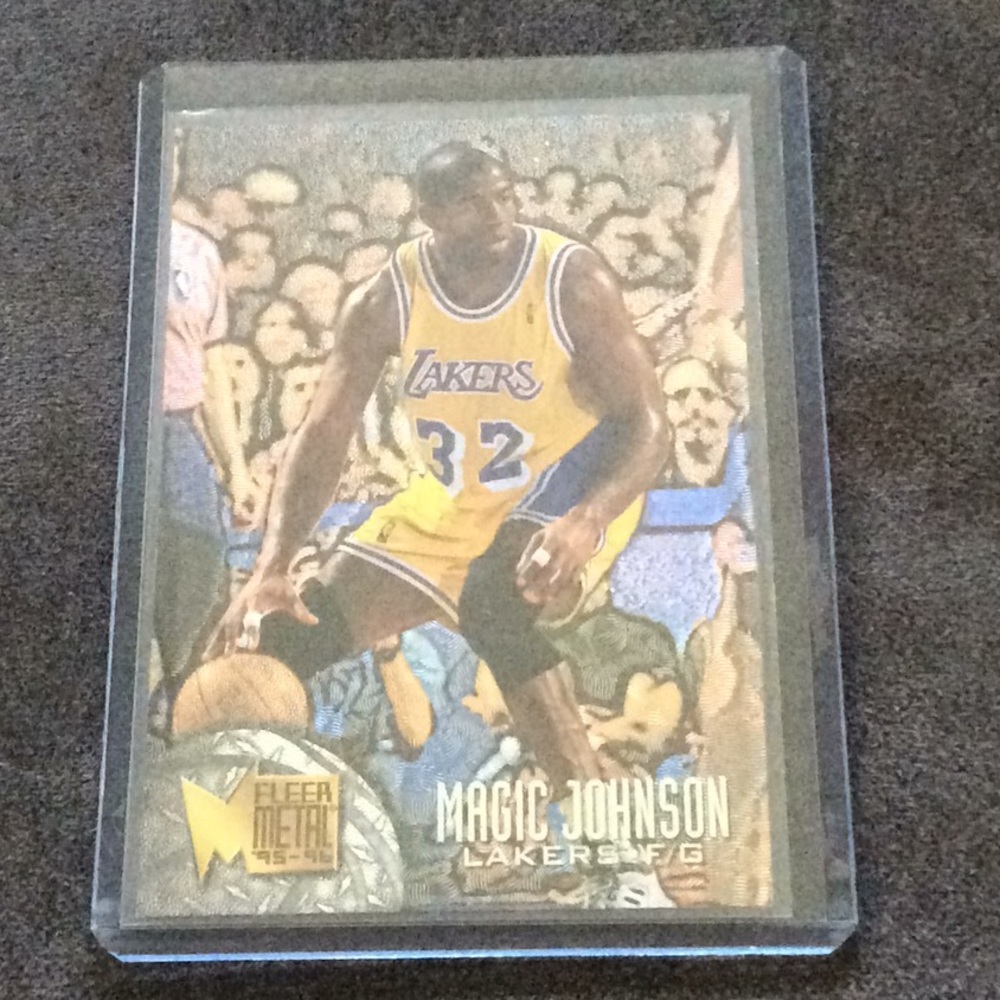 Fleer Metal Magic Johnson #161